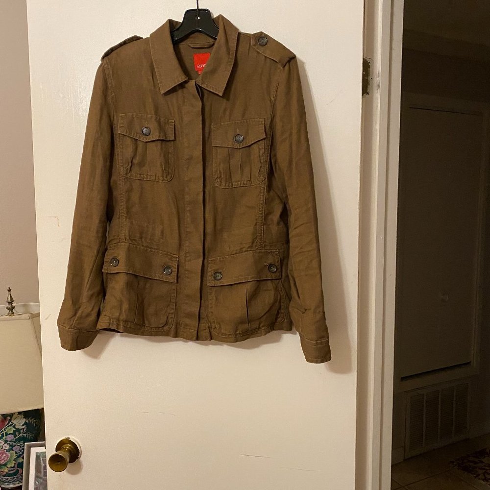 Khaki cargo jacket
